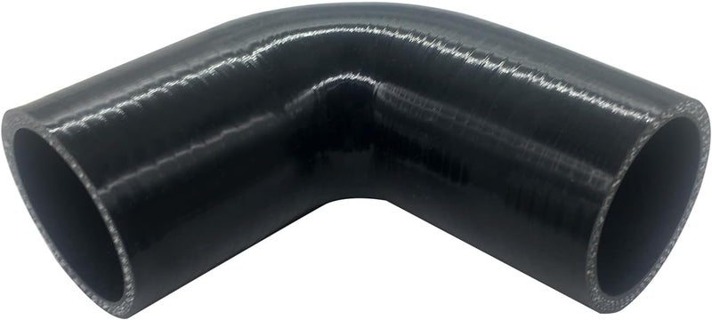 YSIL 4" 90 Degree Elbow Silicone Coupler Hose 4-Ply Reinforced Turbo Intercooler Intake Piping with T-Bolt Clamps 5MM Thickness - Image 4